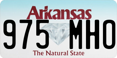 AR license plate 975MHO