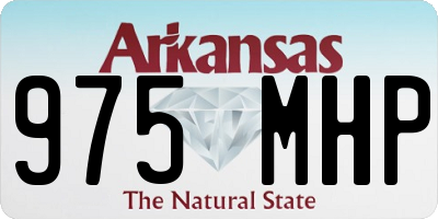 AR license plate 975MHP