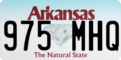 AR license plate 975MHQ