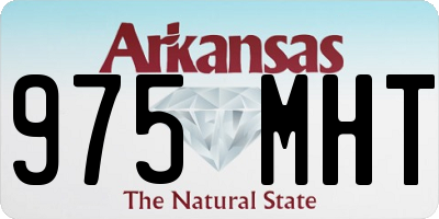 AR license plate 975MHT