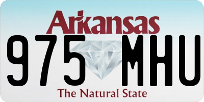 AR license plate 975MHU