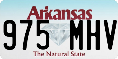 AR license plate 975MHV
