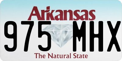 AR license plate 975MHX