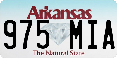 AR license plate 975MIA