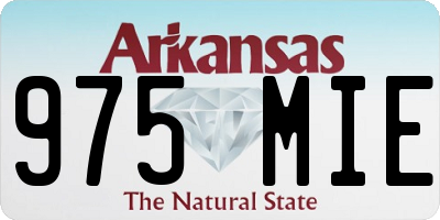 AR license plate 975MIE