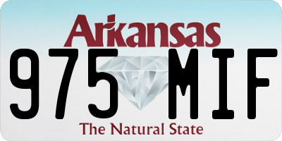 AR license plate 975MIF