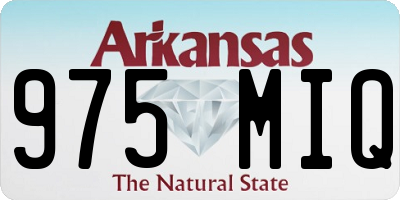 AR license plate 975MIQ