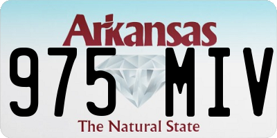 AR license plate 975MIV