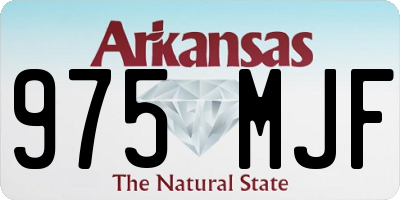 AR license plate 975MJF