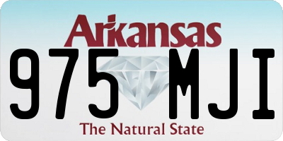 AR license plate 975MJI