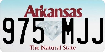 AR license plate 975MJJ