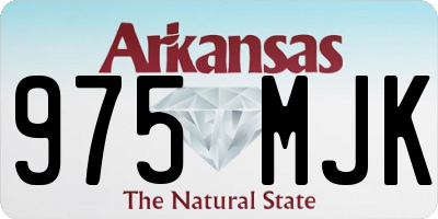 AR license plate 975MJK