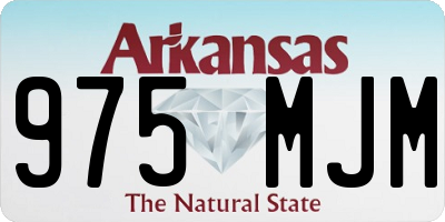 AR license plate 975MJM