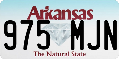 AR license plate 975MJN