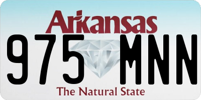 AR license plate 975MNN