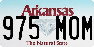 AR license plate 975MOM