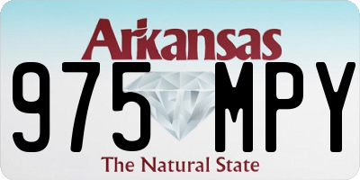 AR license plate 975MPY