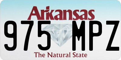 AR license plate 975MPZ