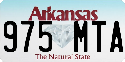 AR license plate 975MTA