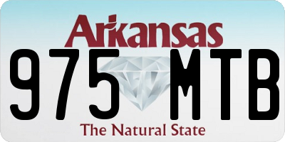 AR license plate 975MTB