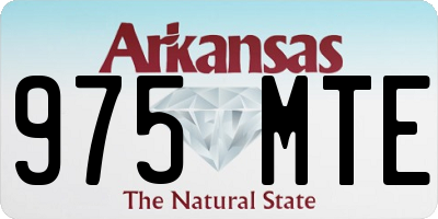 AR license plate 975MTE