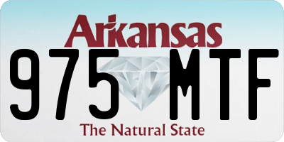 AR license plate 975MTF