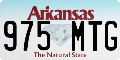 AR license plate 975MTG