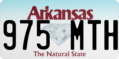 AR license plate 975MTH