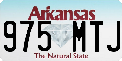 AR license plate 975MTJ