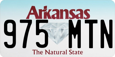 AR license plate 975MTN