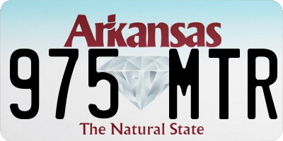 AR license plate 975MTR