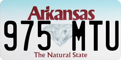 AR license plate 975MTU