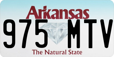 AR license plate 975MTV