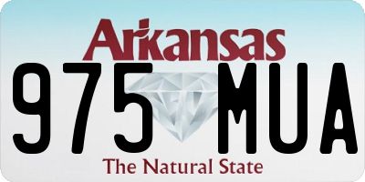 AR license plate 975MUA