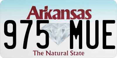 AR license plate 975MUE