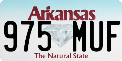 AR license plate 975MUF