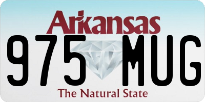 AR license plate 975MUG