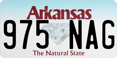 AR license plate 975NAG