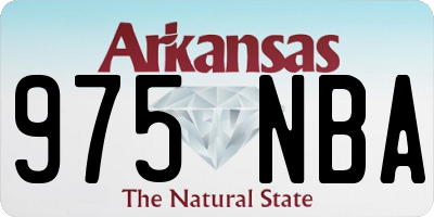 AR license plate 975NBA