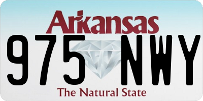 AR license plate 975NWY