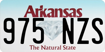 AR license plate 975NZS