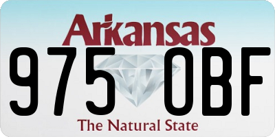 AR license plate 975OBF