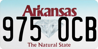 AR license plate 975OCB