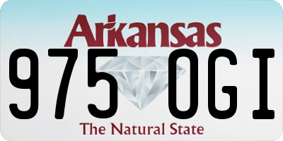 AR license plate 975OGI