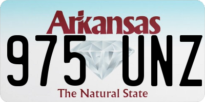AR license plate 975UNZ