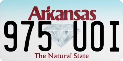 AR license plate 975UOI
