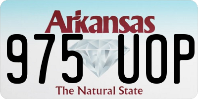 AR license plate 975UOP