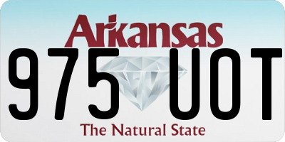 AR license plate 975UOT