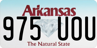 AR license plate 975UOU