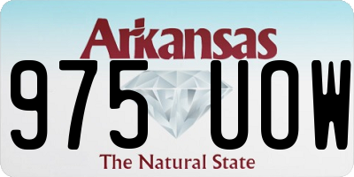 AR license plate 975UOW